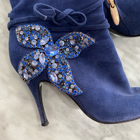 Sergio Rossi Pelle Royal Oceano boots. - Picture 3 of 8